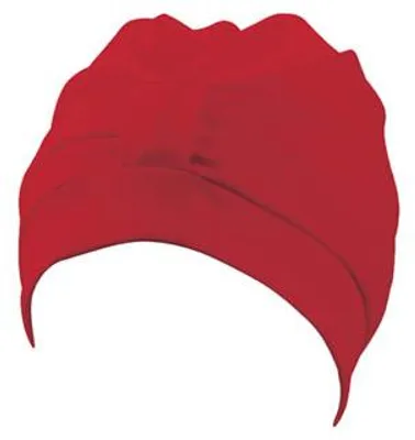 Image de Bonnet de bain Beco pour femme | Tissu | Fermeture Velcro | Rouge