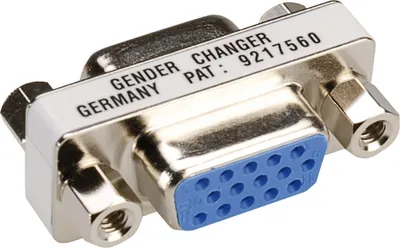 Produktbild von ROLINE Mini Gender Changer, 15pol. HD Buchse-Buchse