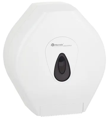 Produktbild von Merida Top Mega Toilettenpapierhalter Spender weiß Kunststoff