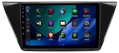 Immagine prodotto di Autoradio Android da 10 pollici con 128 GB per VW Touran 2016-2018 con CarPlay, navigazione Android Auto e Bluetooth