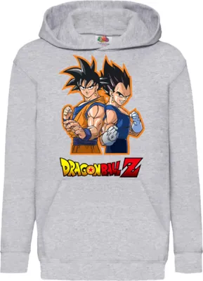 Immagine prodotto di Felpe con cappuccio per bambini Dragon Anime Manga Ball Z 01, 5-6 Jahr - 116 / Gris