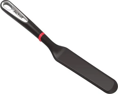Produktbild von Famanu Spatel für Pfannkuchen - Hitzebeständig bis 230°C - 38,1 x 9,2 cm - Schwarz