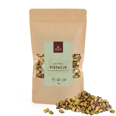 Zdjęcie produktu dla Pistacje prażone 250g DESEO