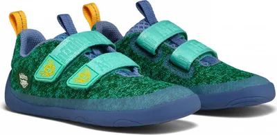 Produktbild von Affenzahn Knit Happy Paradisvogel Klettschuh Grün in Gr. 33