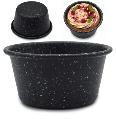 Zdjęcie produktu dla Forma Blacha do Pieczenia Muffinek Marmurek Non-Stick Stal Węglowa 8,5cm