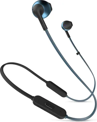 Zdjęcie produktu dla JBL Tune 205BT, Bezprzewodowy, 20 - 20000 Hz, Poczenia/muzyka, 16,5 g, Zestaw suchawkowy, Niebieski