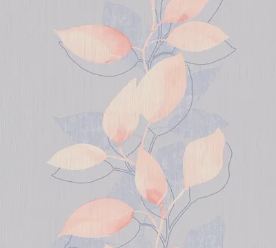 Produktbild von A.S. Création Blumentapete Attractive florale Tapete Vliestapete rosa blau grau 10,05 m x 0,53 m
