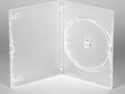 Produktbild von 50 Amaray DVD CD Hüllen 14mm single clear