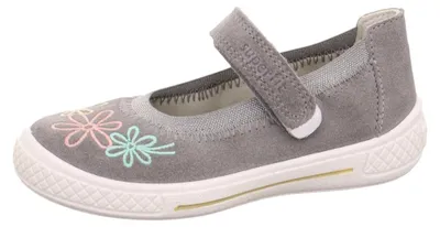 Produktbild von Superfit Tensy Kinderschuhe Mädchen Ballerinas Grau Freizeit, Schuhgröße:28 EU