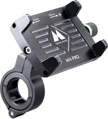 Immagine prodotto di Supporto Smartphone Alluminio da Manubrio Moto MIDLAND MH-PRO