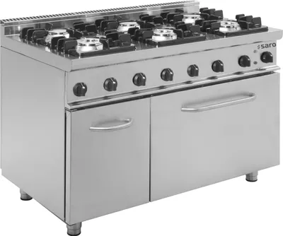 Produktbild von Gasherd Mit Elektrobackofen Modell E7/Kupg6Le, Maße: B 1200 X T 700 X H 850