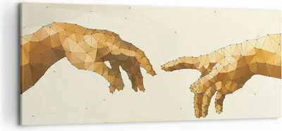 Produktbild von Bild auf Leinwand - Leinwandbild - Abstraktion modern - 120x50cm - Wand Bild - Wanddeko - Leinwanddruck - Bilder - Kunstdruck - Wanddekoration - Leinwand bilder - Wandkunst - AB120x50-3713