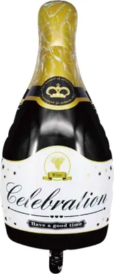 Produktbild von Folienballon Sektflasche Geburtstag 44x86cm