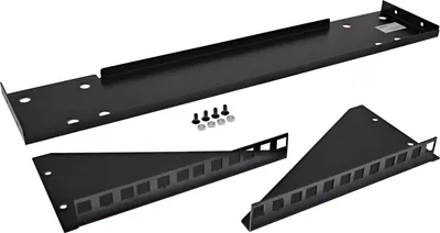 Produktbild von InLine 19" Rack zur Untertisch-Montage, 4HE, schwarz, Regal, Schwarz, 956 g
