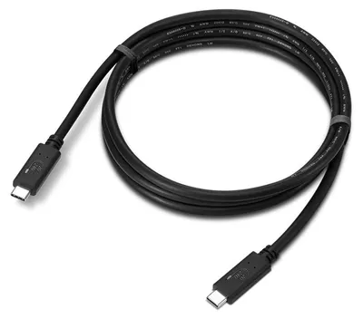 Produktbild von Lenovo USB4 Gen 2x2 Kabel USB-C zu USB-C 1,5 m 20 Gbit/s Schwarz