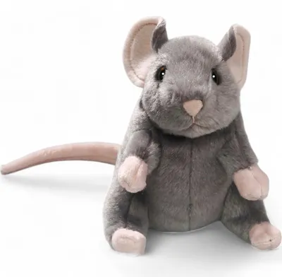Produktbild von Carl Dick Maus grau, ca. 15cm 3326001 Kuscheltier, Plüschtier, Stofftier