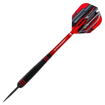 Produktbild von Harrows - Darts "Ace", Stahlspitze PP4148 (22 g) (Schwarz/Rot)