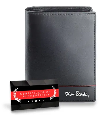 Zdjęcie produktu dla Pierre Cardin portfel męski skóra naturalna czarny RFID 13x9,5 cm