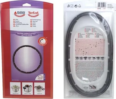 Produktbild von Tefal X1010003, Dichtung, Schwarz, 400 mm, 260 mm, 21 mm, 220 g