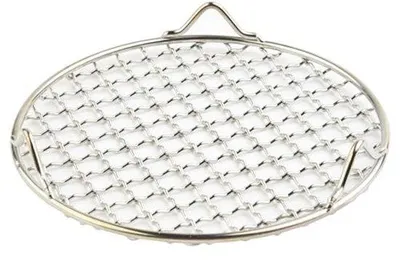Productafbeelding van BBQ Grillrooster voor Buitenbarbecue - Roestvrijstalen Kookgaas - 26 cm