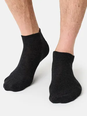 Imagen del producto de NUR DER - Pack de 2 zapatillas de algodón - color gris antracita mezclado - talla 39-42