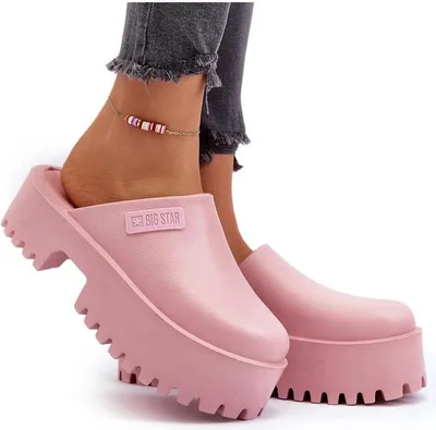 Produktbild von Damen-Schlappen mit dicker Sohle Big Star NN274020 Rosa 39