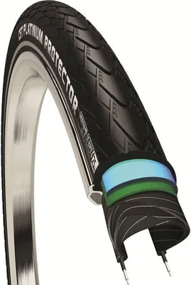 Produktbild von CST Fahrradreifen Platinum Protector 40-622 28 Zoll Draht schwarz Reflex