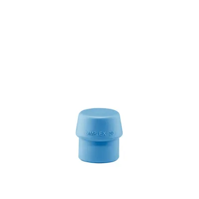 Produktbild von Halder Schonhammerkopf Durchmesser 30mm Simplex lose TPE blau / weich - 3201030
