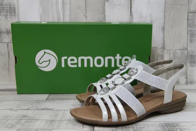 Produktbild von Remonte Riemchensandalen - Weiß Kunstleder Größe: 37 Normal