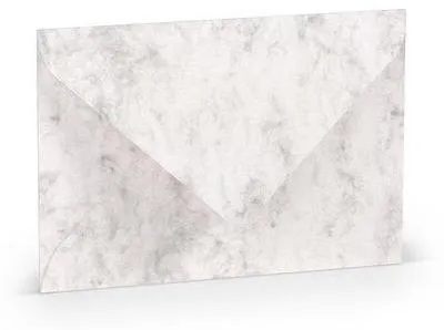 Produktbild von Briefhülle Paperado B6 SF grau marmora