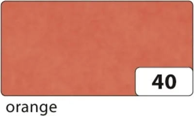 Produktbild von folia Transparentpapier - 70 x 100 cm, 42g/m², 25 Blatt, orange