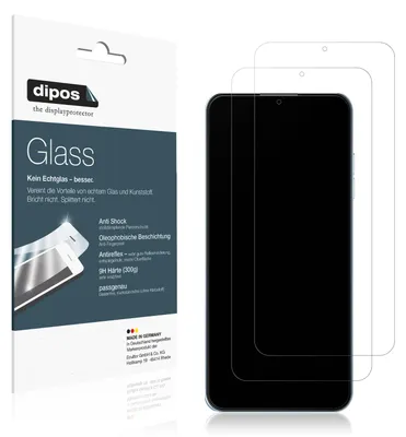 Produktbild von 2x Schutzfolie für Hotwav Note 15 matt - Anti-Shock 9H Folie dipos Glass Kunststoffglas