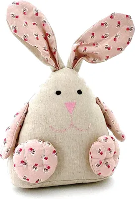 Produktbild von Türstopper Osterhase Deko Hase Ostern Tilda Landhaus Rosen Osterdeko Typ740