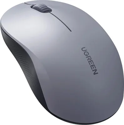 Productafbeelding van Draadloze muis, Bluetooth 5.4, 2,4 GHz USB-A, 4000 DPI, Ugreen M331, grijs