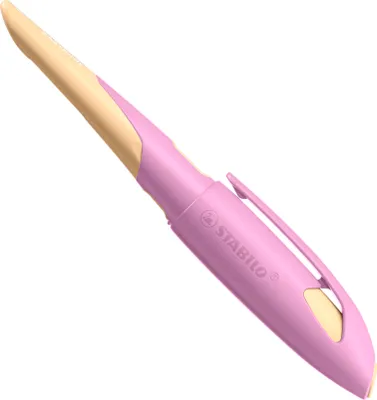 Image de STABILO EASYbirdy Pastel L avec plume A rose pâle/apricot