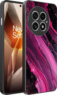 Produktbild von Smartphonica Telefon Fall geeignet für OnePlus 13 mit Marmor Druck - TPU zurück Abdeckung Fall Marmor Design - lila rosa
