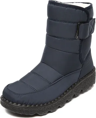 Produktbild von Tianpeng Damen Winterstiefel Warm Gefüttert Schneestiefel Wasserdicht Anti-Rutsch Winterschuhe Hohe Stiefel (36-45)