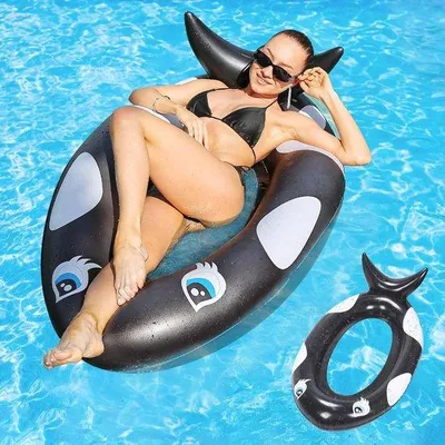 Produktbild von Famanu Wasserhängematte - Komfortable Aufblasbare Liege für Schwimmbad und Strand