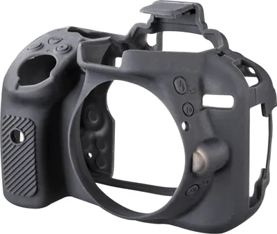 Produktbild von Walimex pro easyCover kompatibel mit Nikon D5300 – angenehm griffige Silikon-Schutzhülle, Kamera-Abdeckung - passgenau, uneingeschränkte Bedienbarkeit