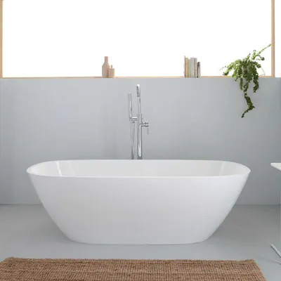 Produktbild von Rechteckige freistehende Badewanne ohne Überlauf | Noemi