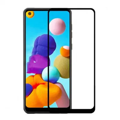 Obrázok produktu pre MG Hard Full Glue ochranné sklo na Samsung Galaxy A21 / A21s, čierne