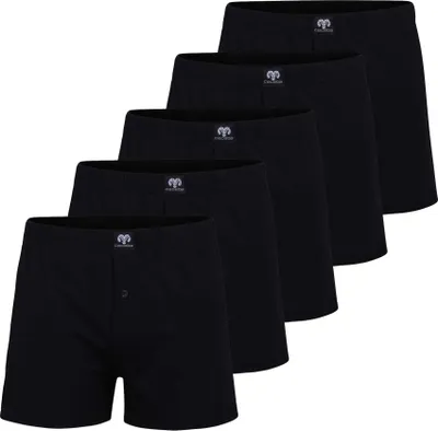 Produktbild von CECEBA Herren Boxershort schwarz uni 5er Pack Größe: 5
