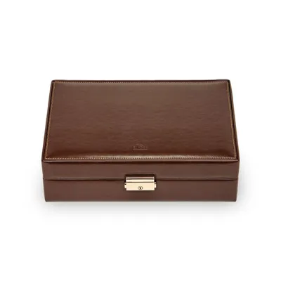 Produktbild von Sacher Schmuckschatulle New Classic Uhrenbox für 12 Uhren Mocca dunkelbraun