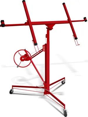 Produktbild von Lospitch Plattenheber klappbar XXL 350 cm + 140 cm Arbeitshoehe, 68 kg Traglast, max. 290 cm Lastarmbreite, hoehenverstellbar