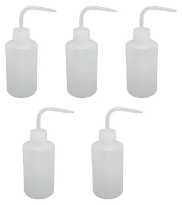 5er-Set Kunststoff-Spritzflaschen, 250 ml, mit Skala