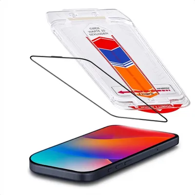 Produktbild von Accezz Gehärtetes Glas Displayschutz mit Applikator - 2-Pack iPhone 17