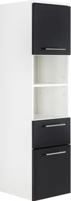 Produktbild von Hochschrank VIVA 135cm mit Tür schwarz