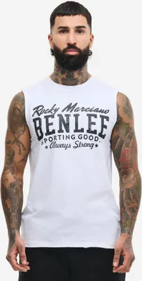 Produktbild von Herren ärmelloses T-Shirt schmale Passform LASTARZA White/Black L BENLEE