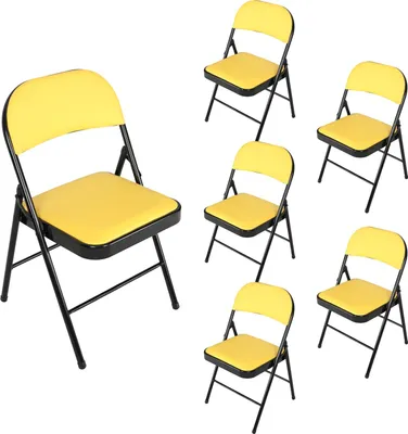 Produktbild von Klappstühle 6er Set Wedigo Gelb