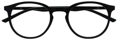 Produktbild von OPULIZE Met Fernbrille Kurzsichtigkeit Schlank Runder Rahmen Federscharniere Kratzfest Schwarz Herren Damen M60-1 -1.00